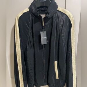 YSL Teddy jogger.  Brand new with tags.  Color is black with off white.  Size 54